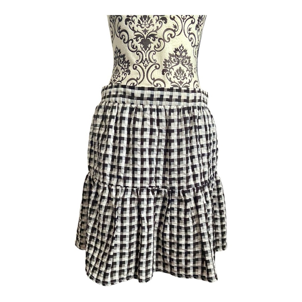 TOPSHOP Gingham mini skirt